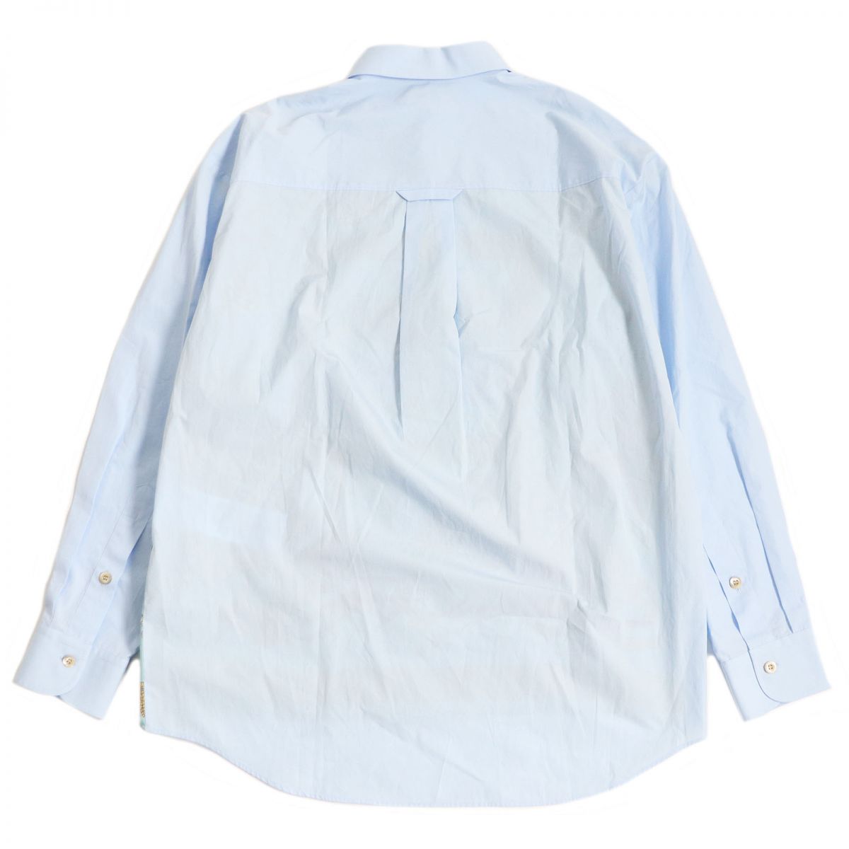 Gucci Silk Cotton Shirt Light Blue Size 46