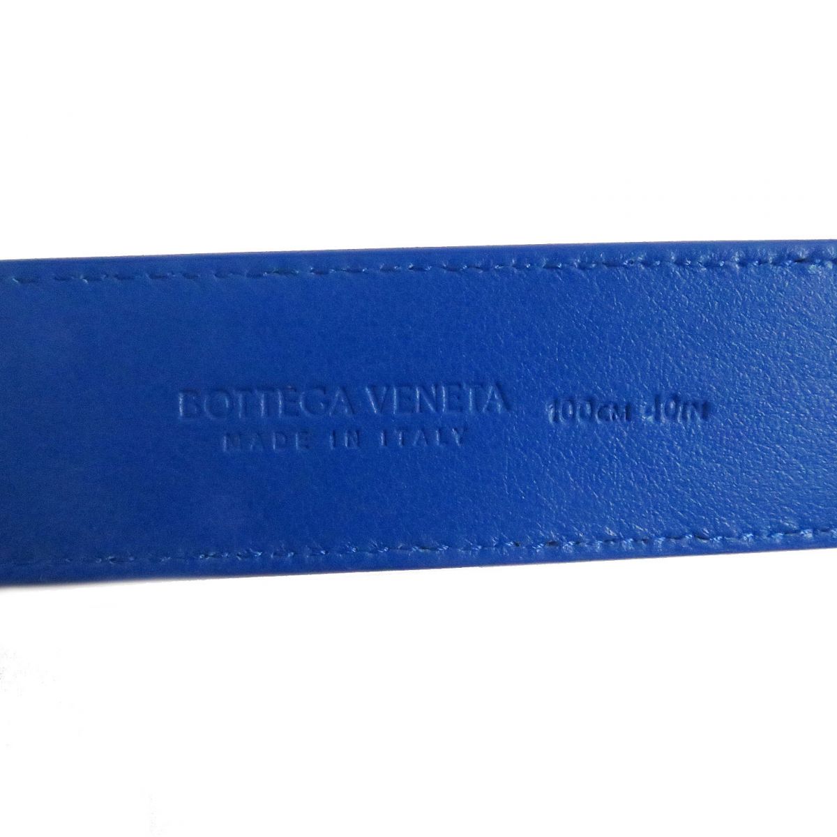 Bottega Veneta Leather Belt Silver Buckle