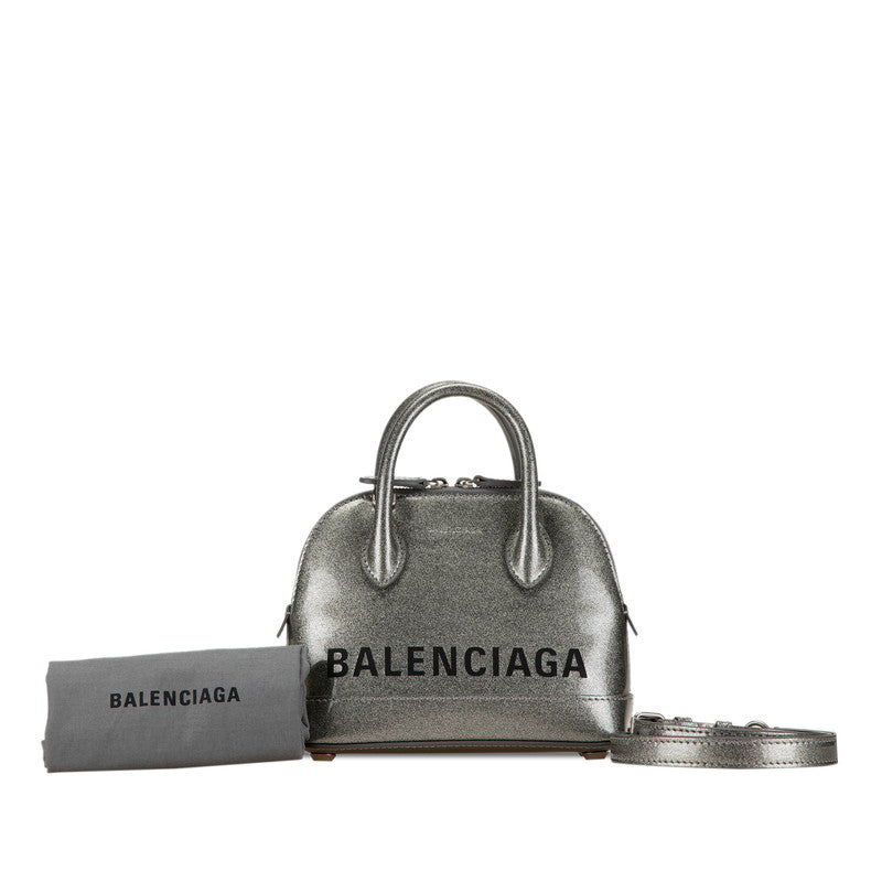 Balenciaga Glitter Patent Leather Handbag