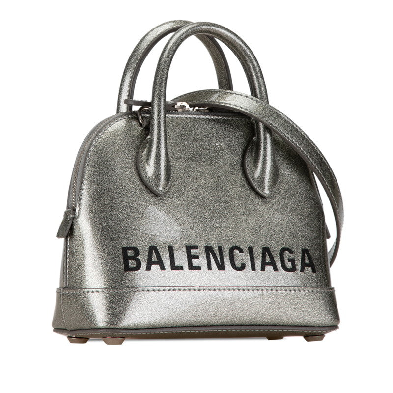 Balenciaga Glitter Patent Leather Handbag