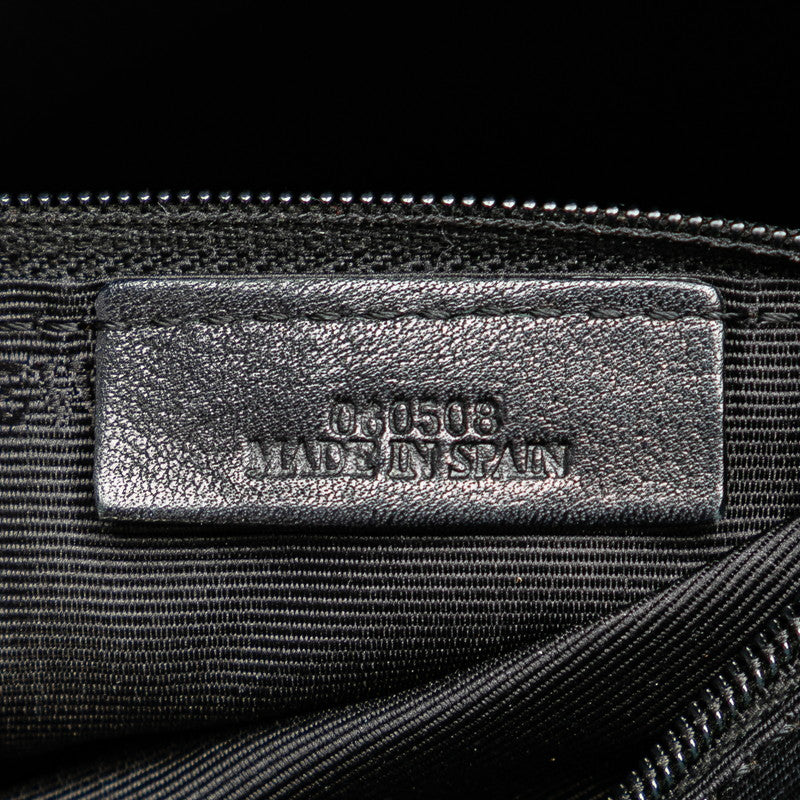 Loewe Anagram Leather Shoulder Bag Black