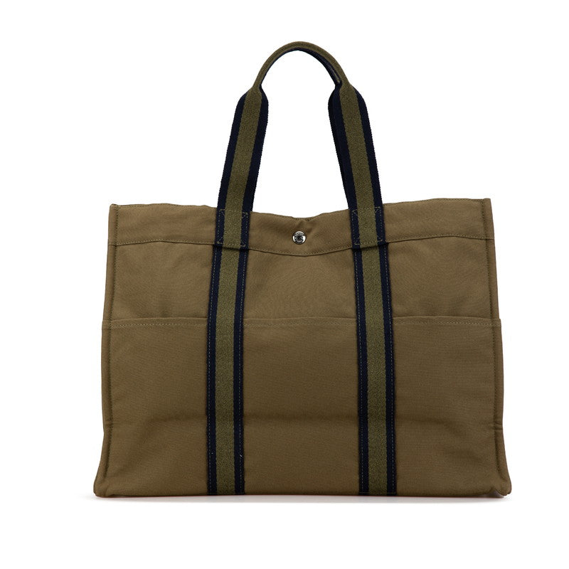 Hermes Canvas Fourre-Tout GM Tote Bag