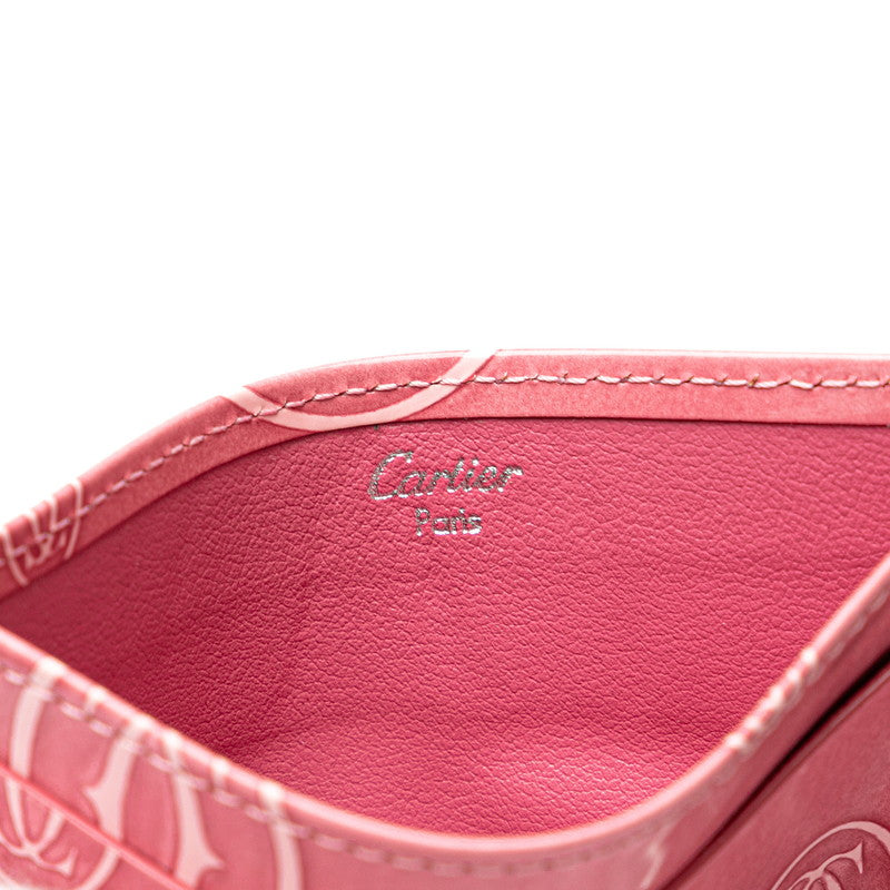 Cartier Happy Birthday Card Case Pink