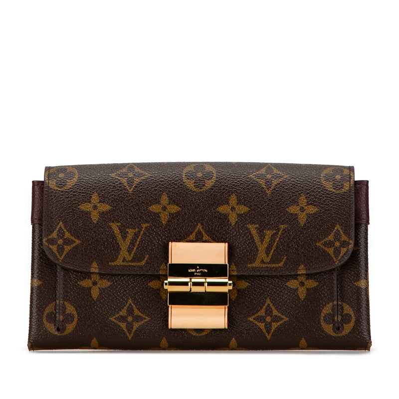 Louis Vuitton Monogram Portefeuille Elise Long Wallet M60362 in Great Condition