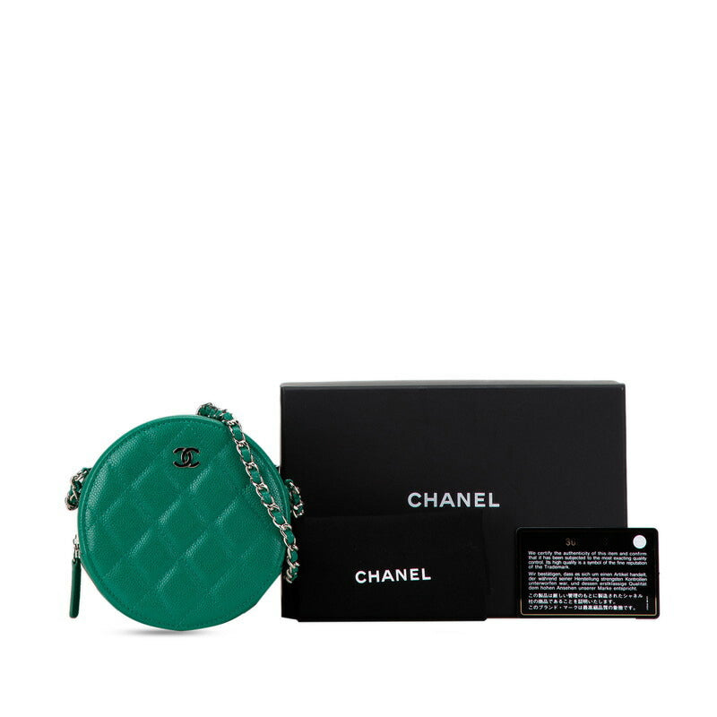 Chanel Caviar Mini Classic Chain Shoulder Bag