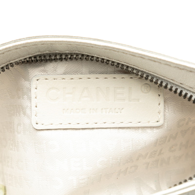 Chanel Camellia Chain Leather Handbag