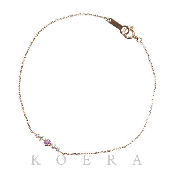 4℃ K10 Pink Gold Bracelet