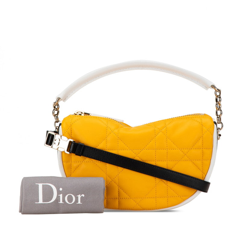 Dior Cannage Vibe Small Hobo Leather Handbag