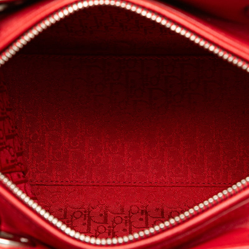 Dior Lady Dior Red Lambskin 2WAY Handbag