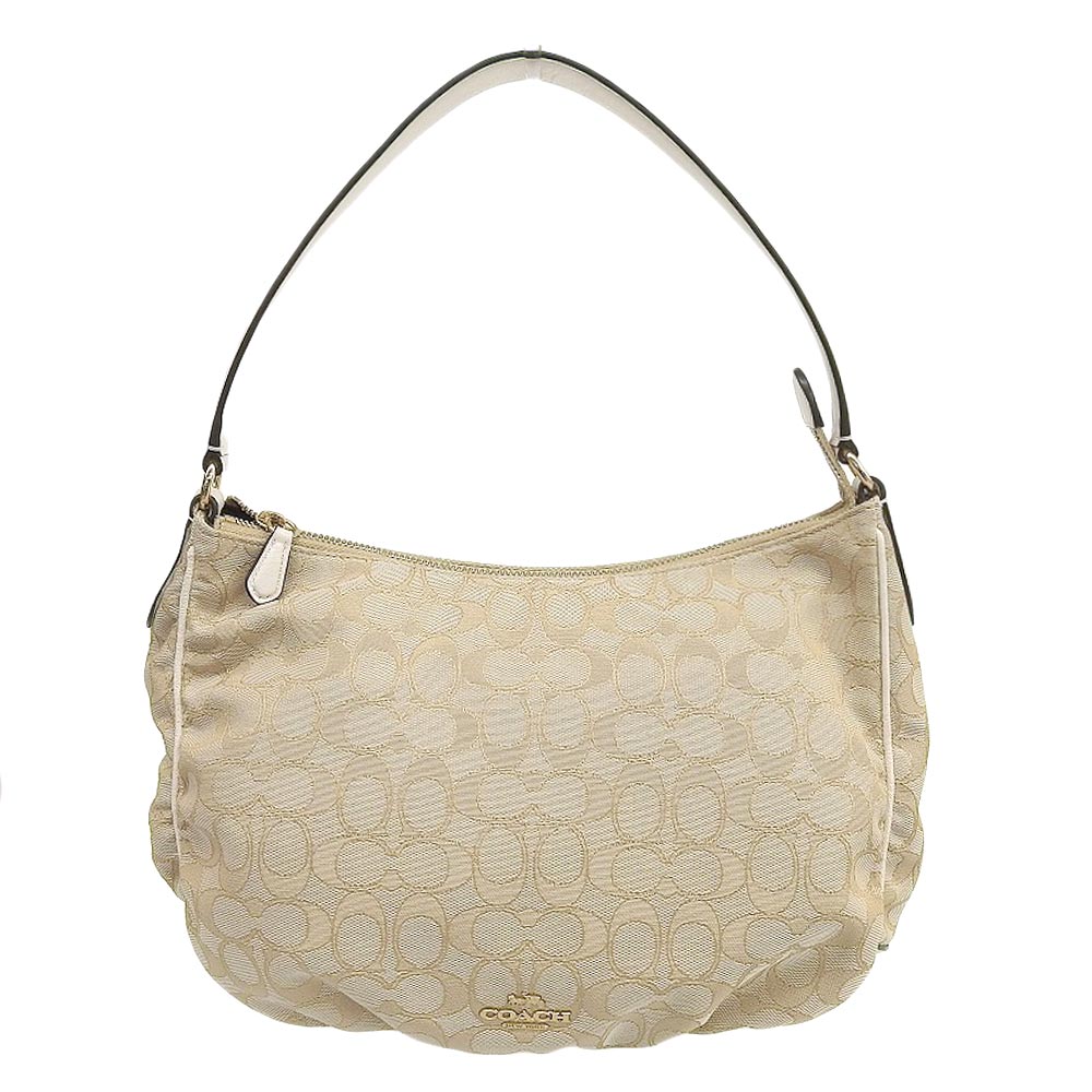 Coach Canvas Leather One Shoulder Bag F29959