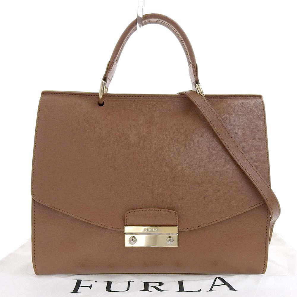 Furla Julia Leather 2WAY Handbag F6801