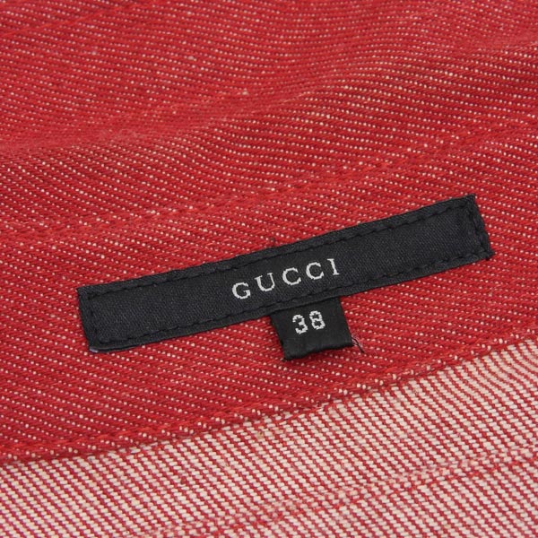 Gucci Red Cotton Jacket 38