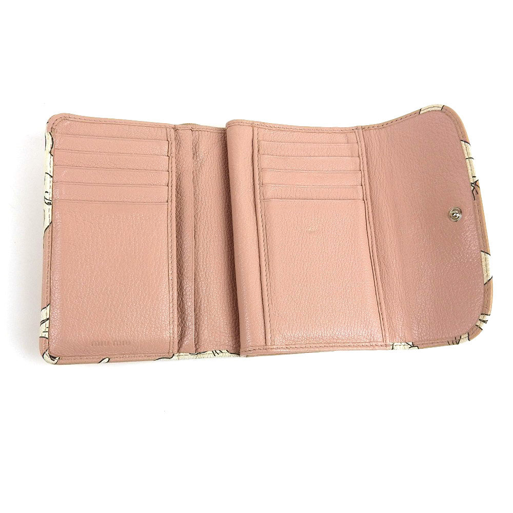 Miu Miu Leather Trifold Wallet 5ML225