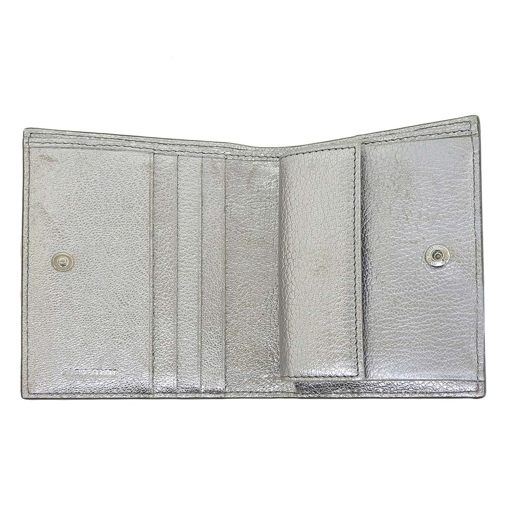 Miu Miu Leather Bifold Wallet 5MV204 in Very Good Condition