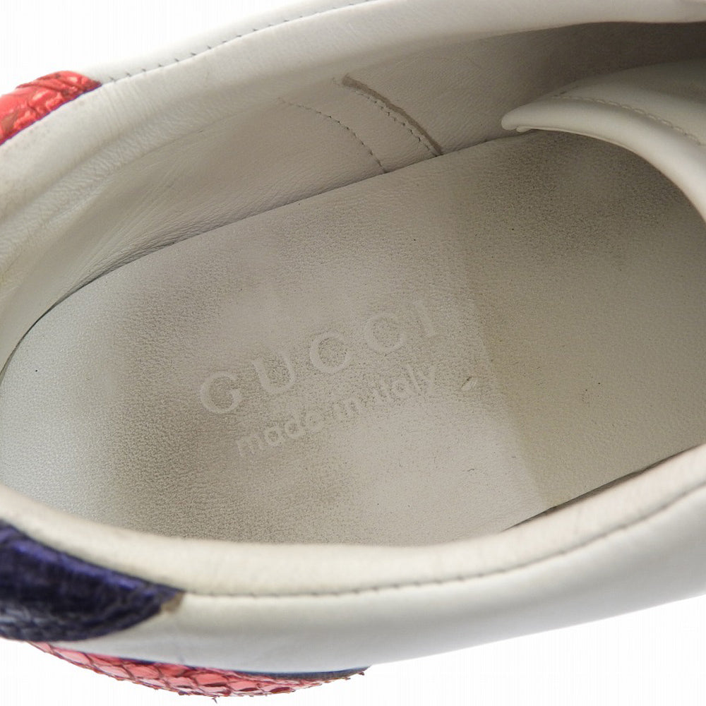 Gucci Leather Sneakers 8 1/2 Shoes 437487 in Very Good Condition