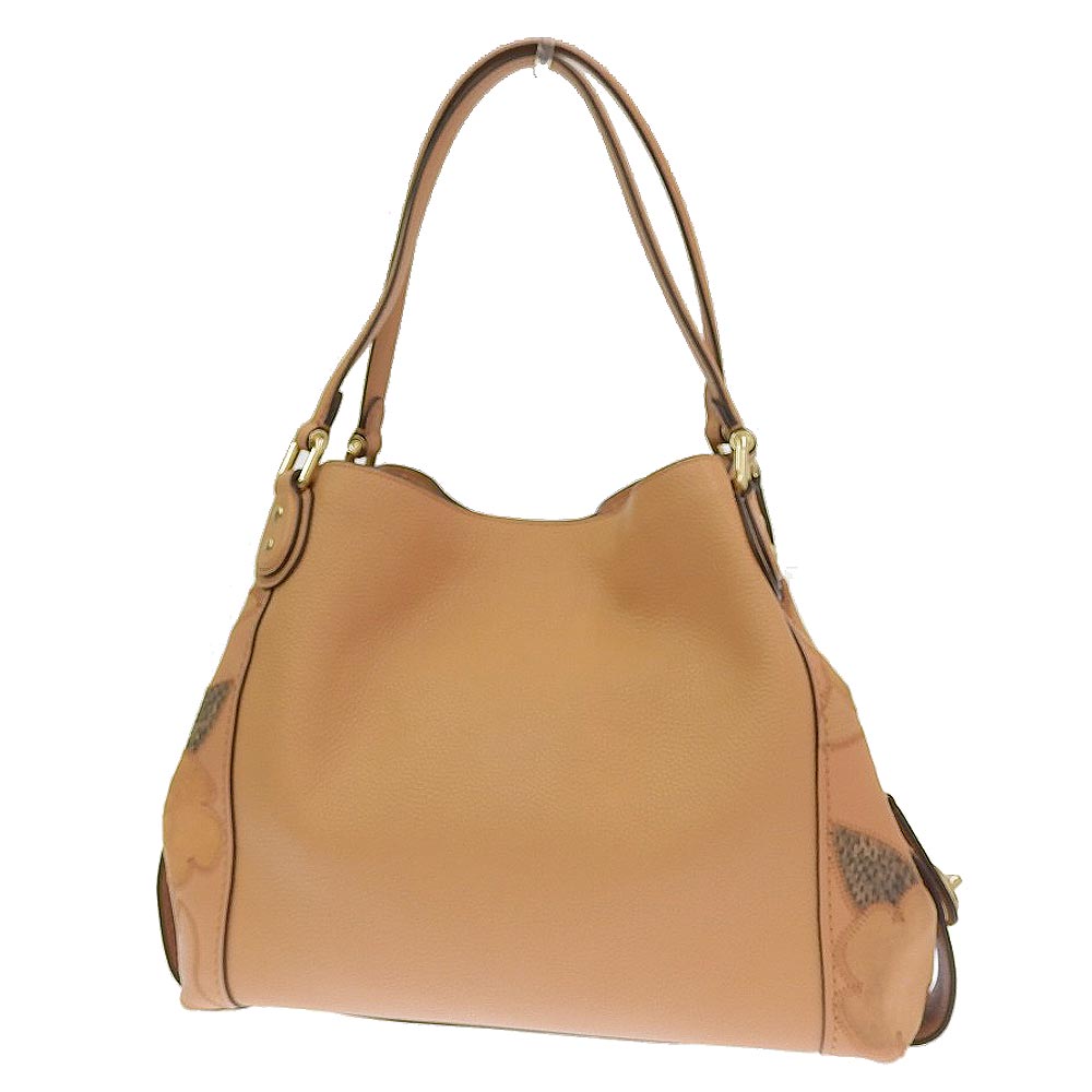 Coach Edie Leather Tote Bag 24966