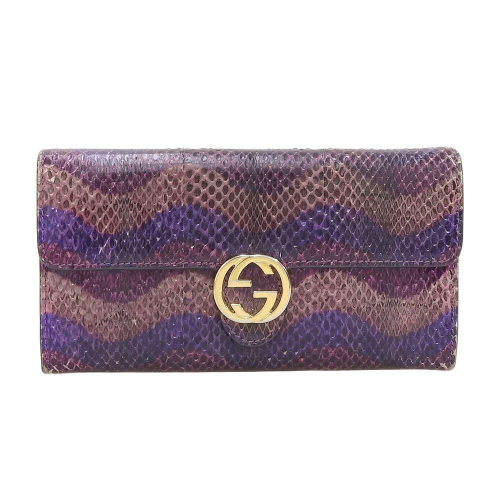 Gucci Interlocking G Continental Wallet 369663 in Good Condition