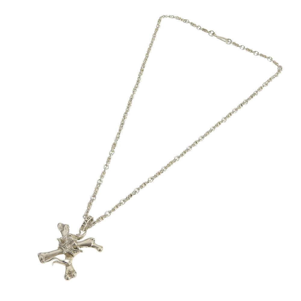 Royal Order Crossbones W Crown Necklace SV925 SN005-20