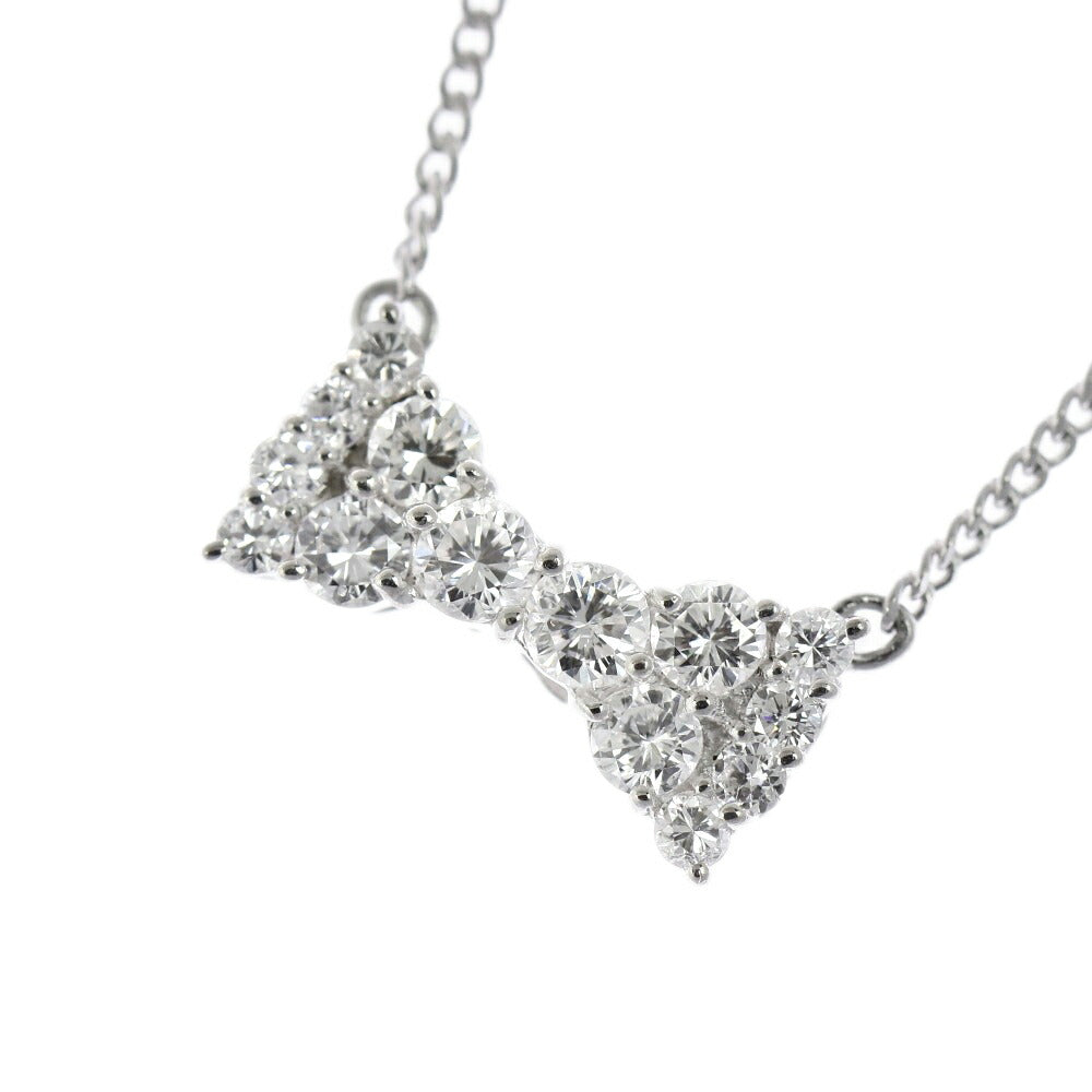 Platinum Diamond Necklace Pt850 Pt900