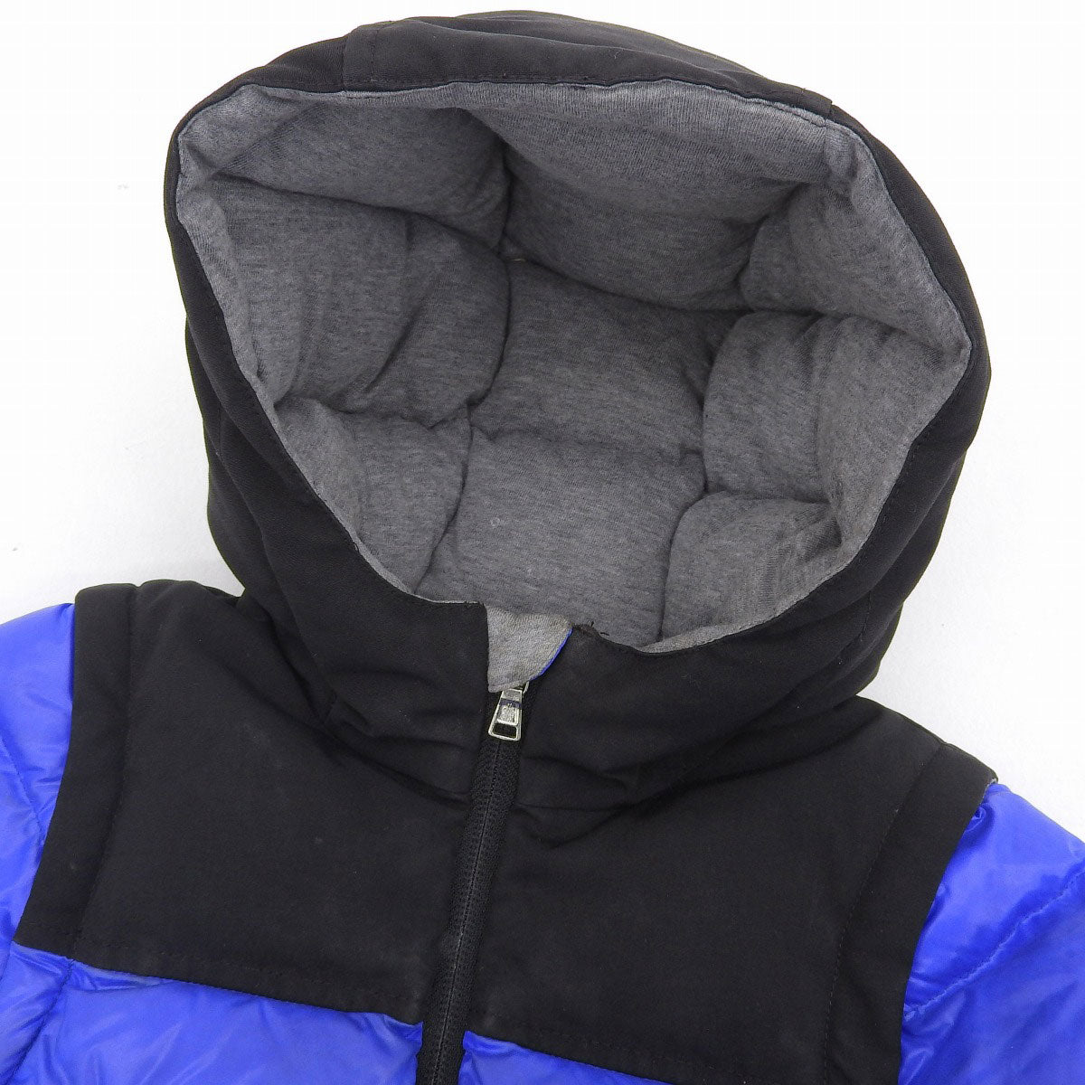 Moncler Kids Down Jacket Blue Black Size 3