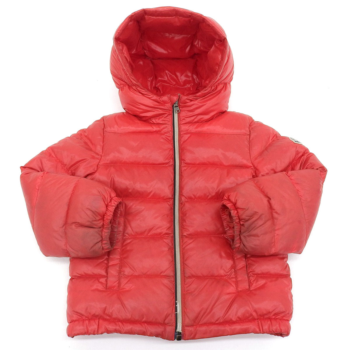 Moncler Kids Down Jacket Red Size 3