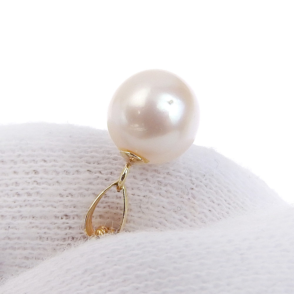 K18YG White Pearl 8mm Necklace