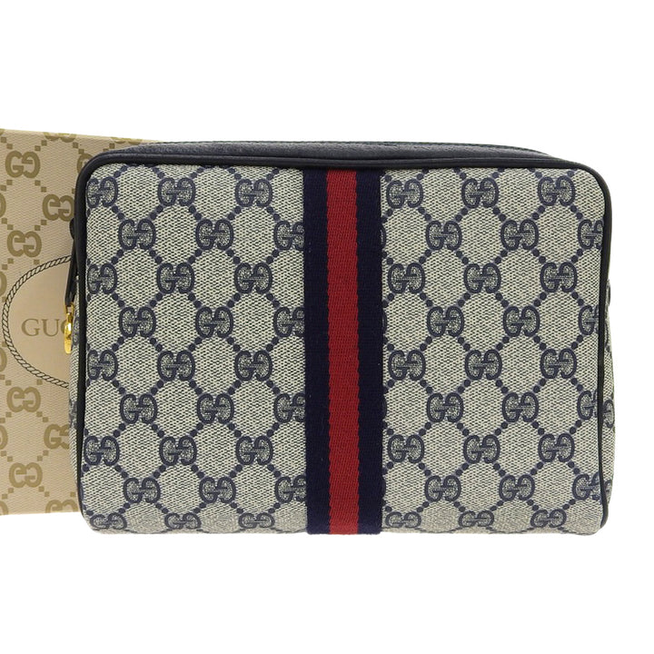 Gucci PVC Pouch Cosmetic Bag 010378