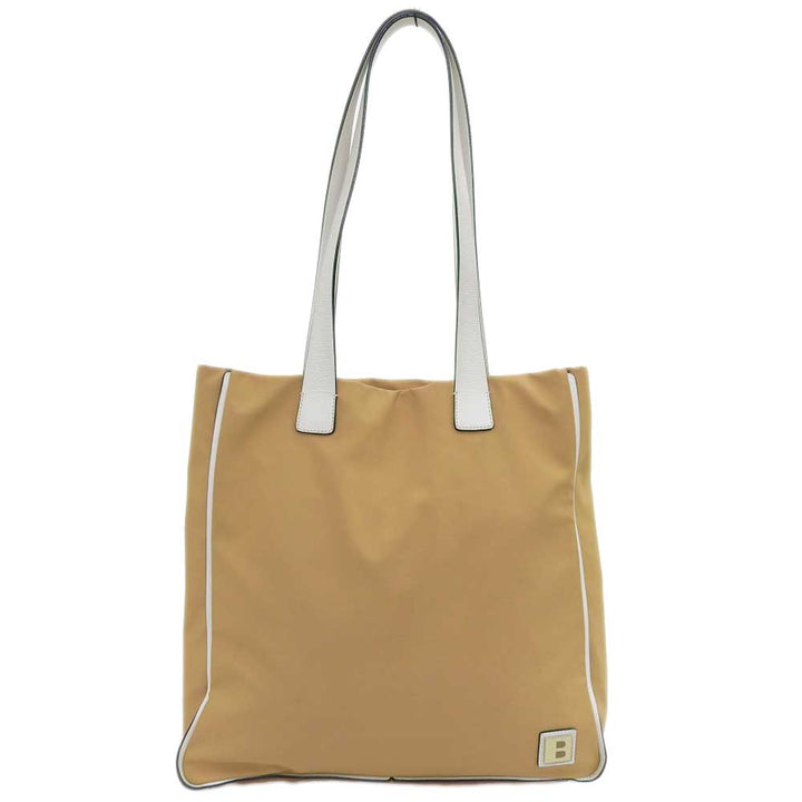 Bally Nylon Leather Tote Bag