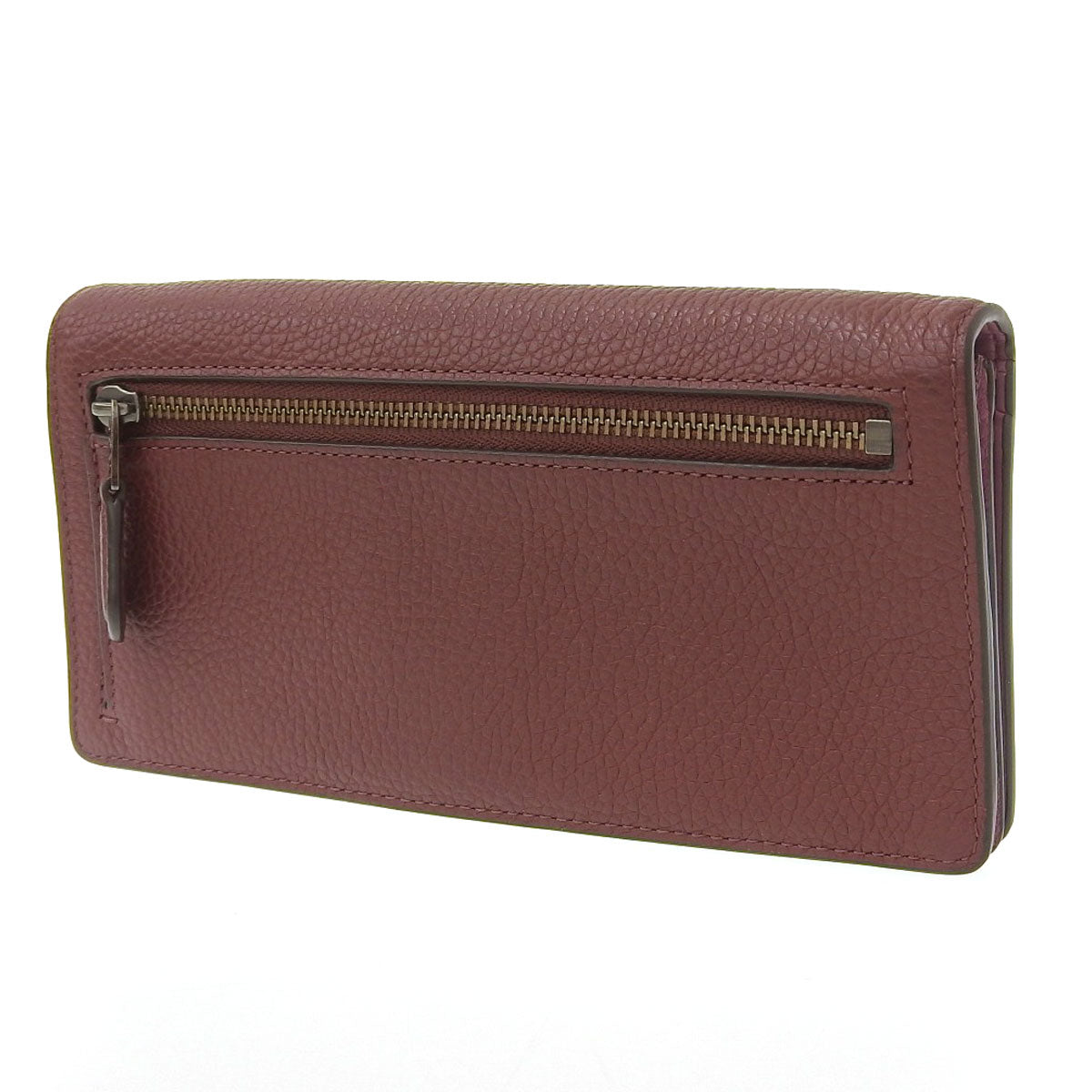 Coach Leather Bifold Wallet Brown 23590