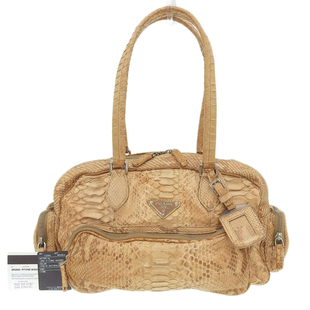 Prada Python Handbag BR2804 in Great Condition