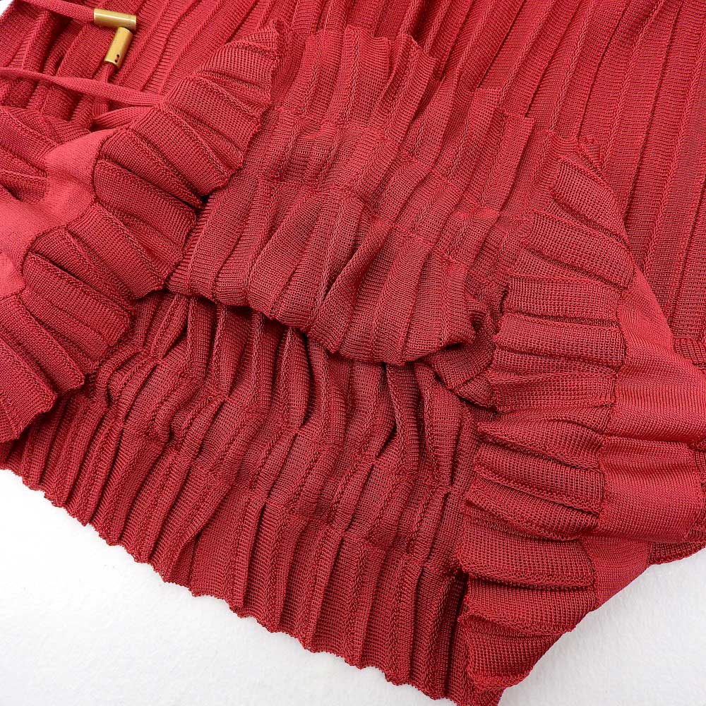 Gucci Gathered Top Red XS in Excellent Condition