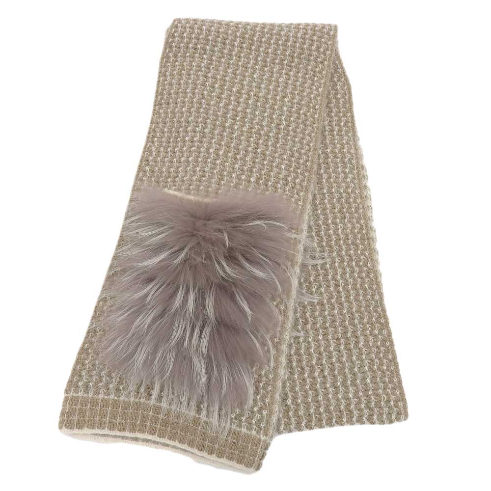 Louis Vuitton Mohair Wool Fur Scarf