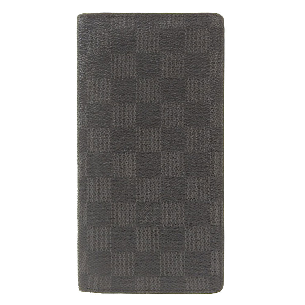 Louis Vuitton Damier Graphite Portefeuille Brazza Long Wallet N62665