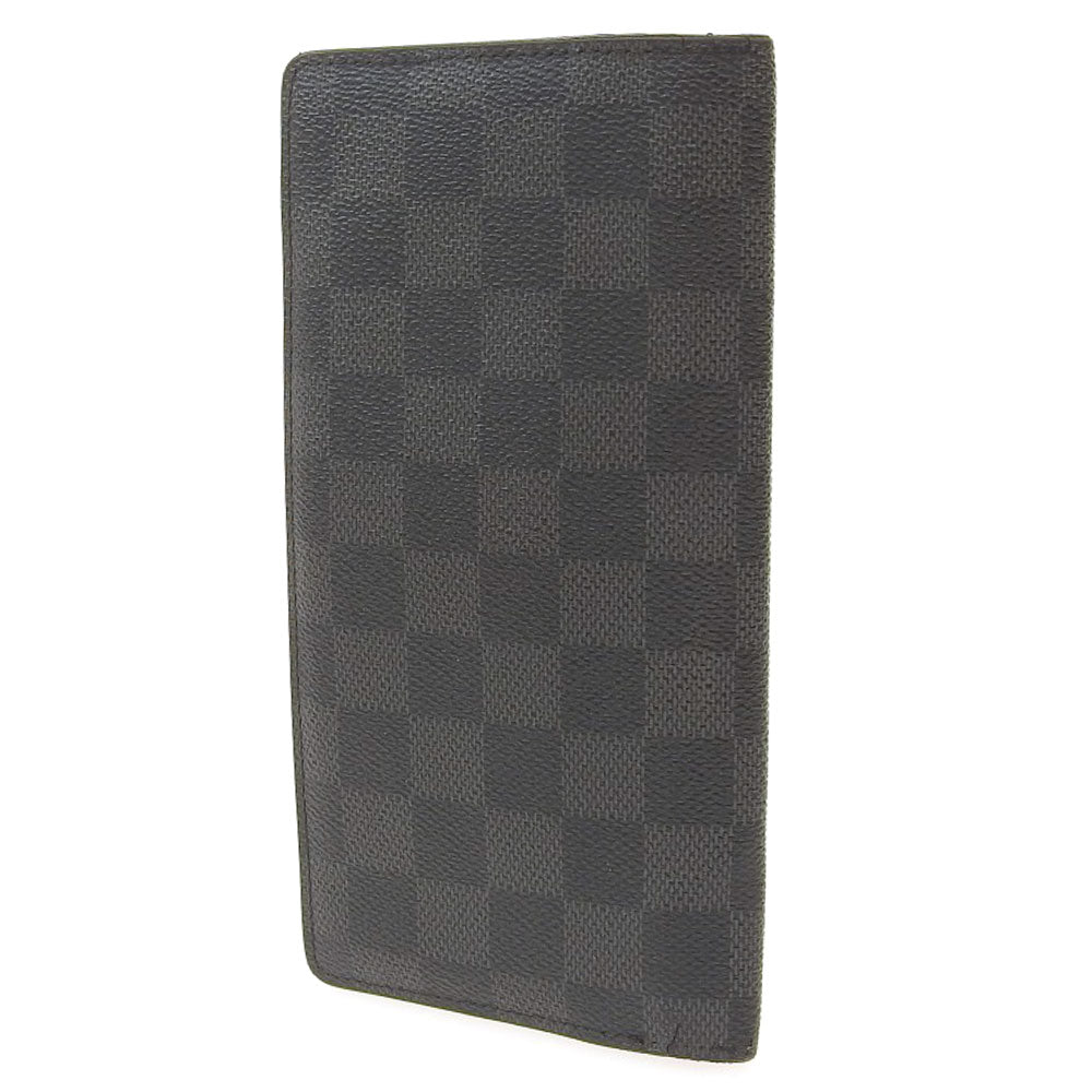 Louis Vuitton Damier Graphite Portefeuille Brazza Long Wallet N62665