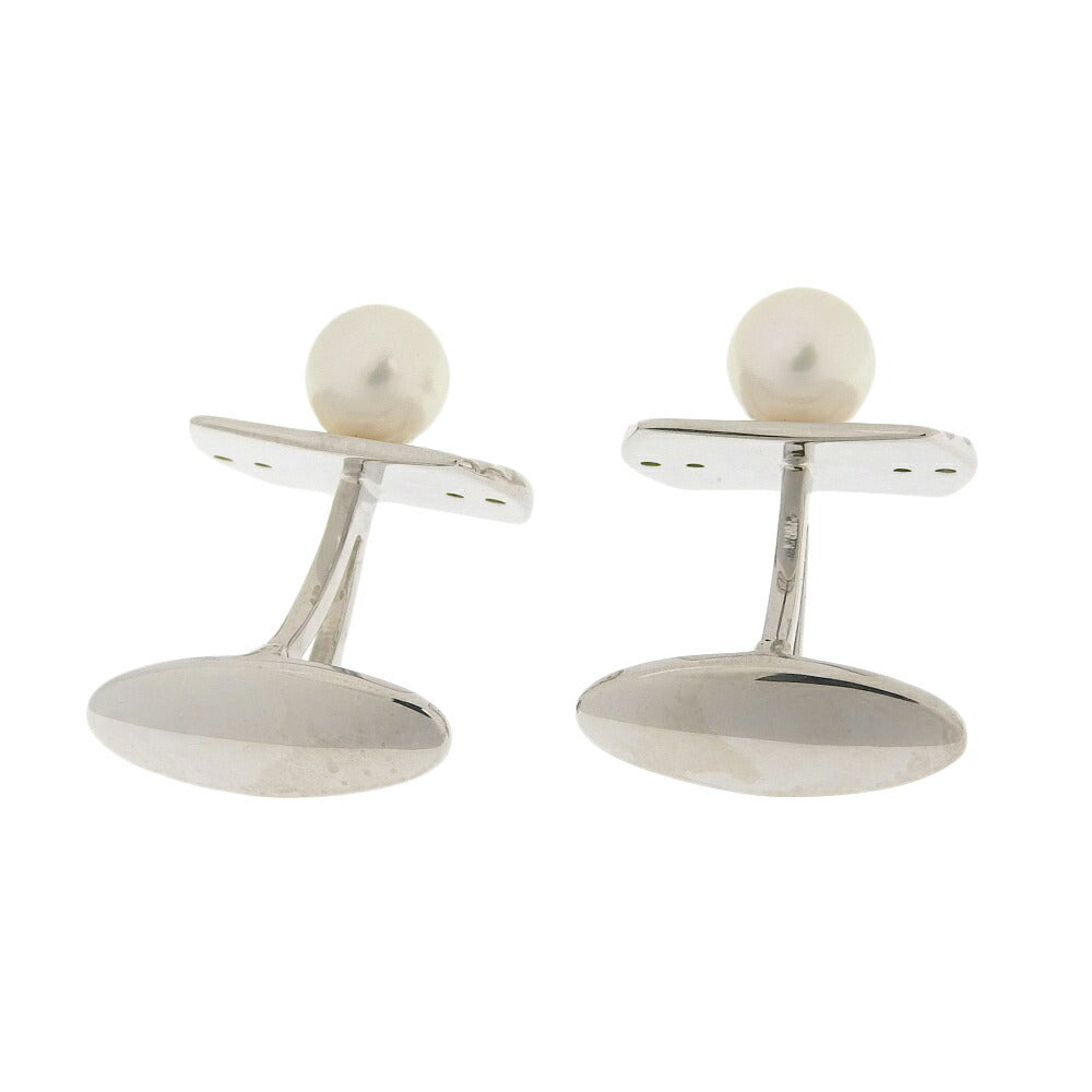 Mikimoto Pearl Cufflinks K18WG