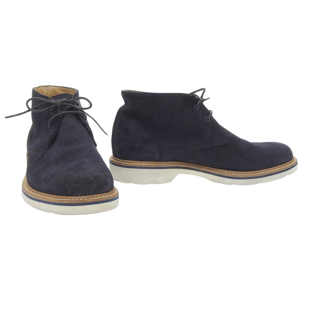 Giorgio Armani Suede High-Top Sneakers