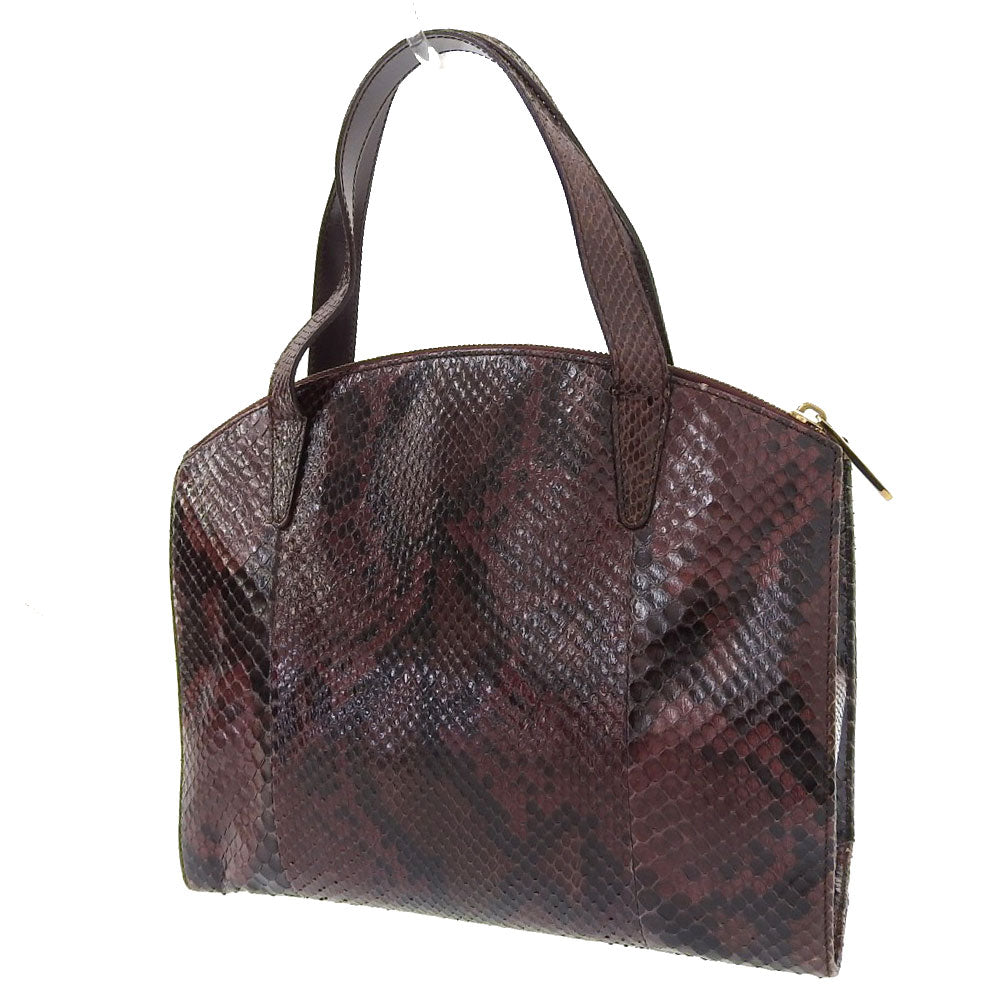 Gucci Python Handbag Bordeaux Rare