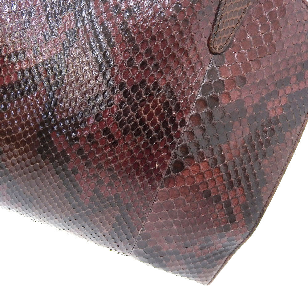 Gucci Python Handbag Bordeaux Rare