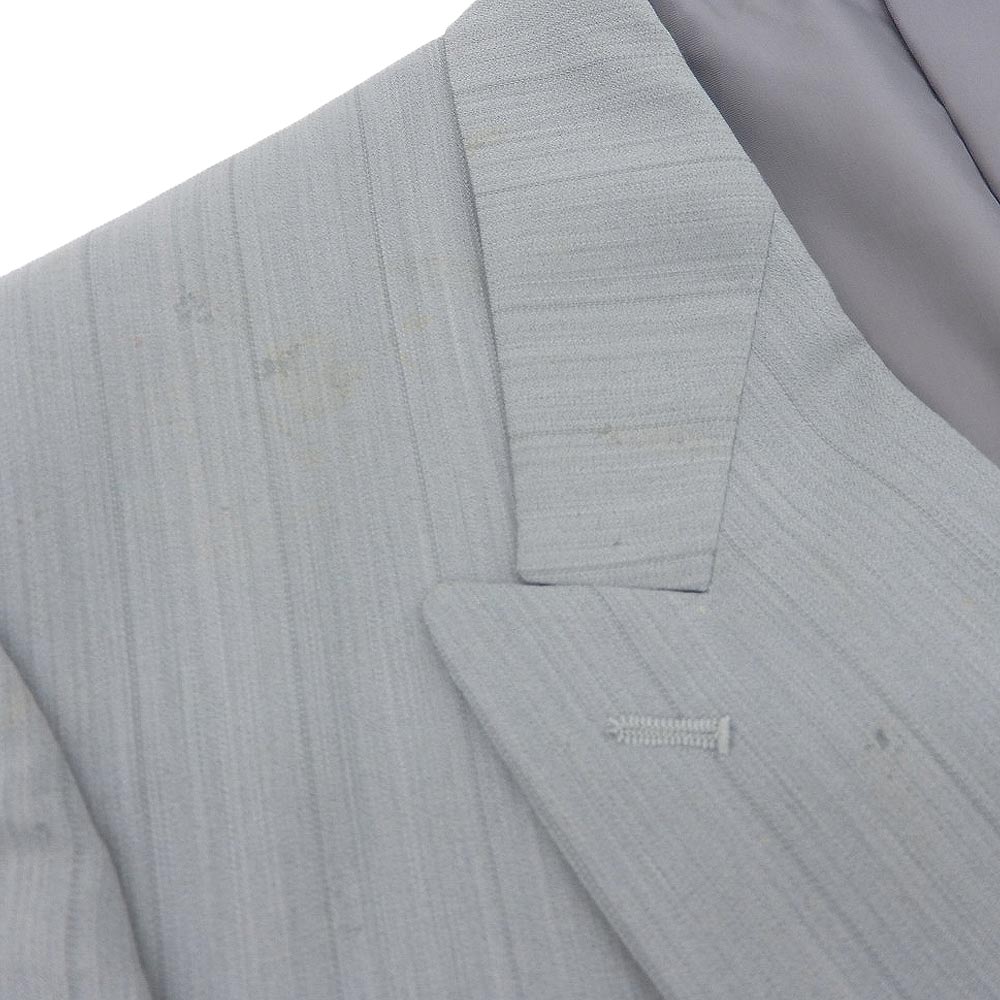 Christian Aujard Gray Suit Set Up M Wool 90% Polyester 10% in Fair Condition