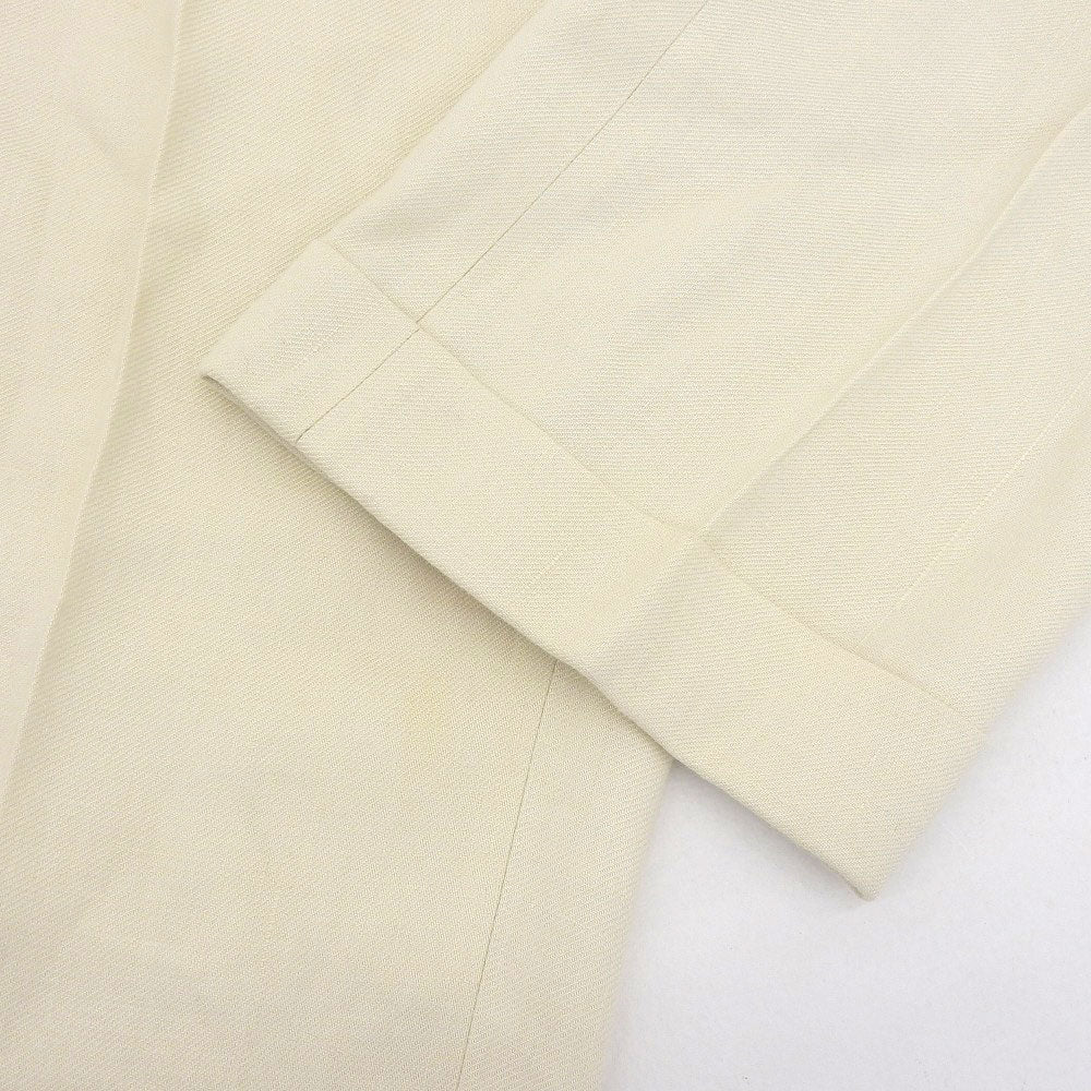 Ermenegildo Zegna Hemp Suit Set Ivory Size 48 in Great Condition