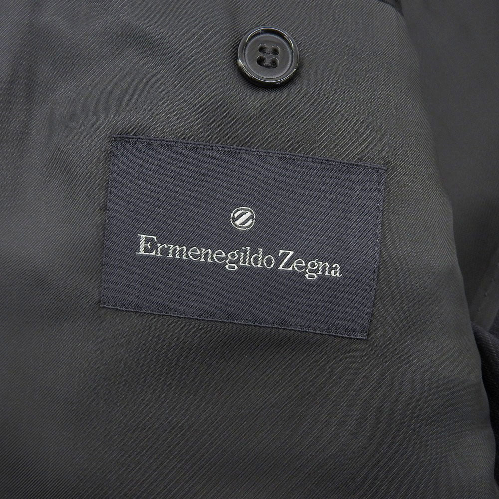 Ermenegildo Zegna Wool Suit Set Gray Striped