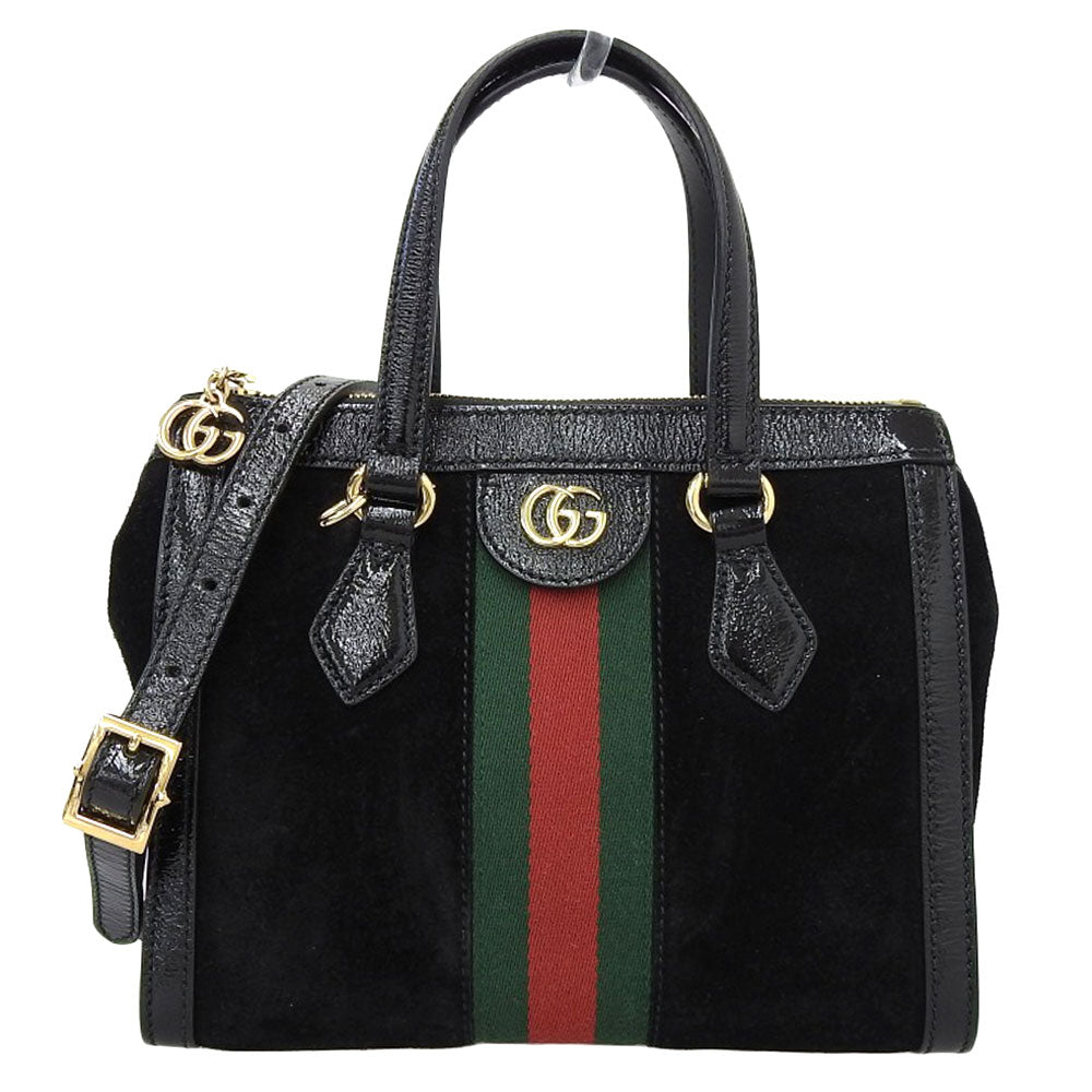 Gucci Suede Ophidia Handbag 547551 520981 in Very Good Condition