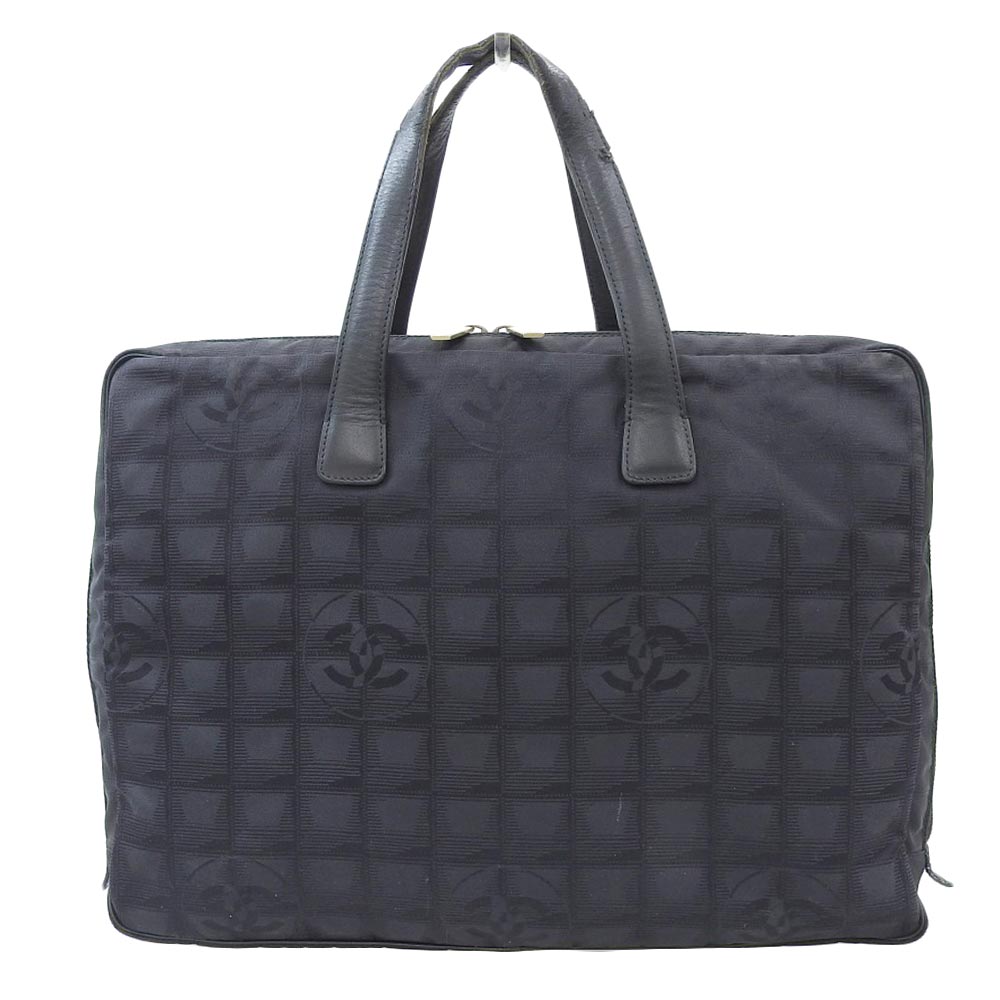 Chanel Nylon Canvas Briefcase A15974 in Good Condition