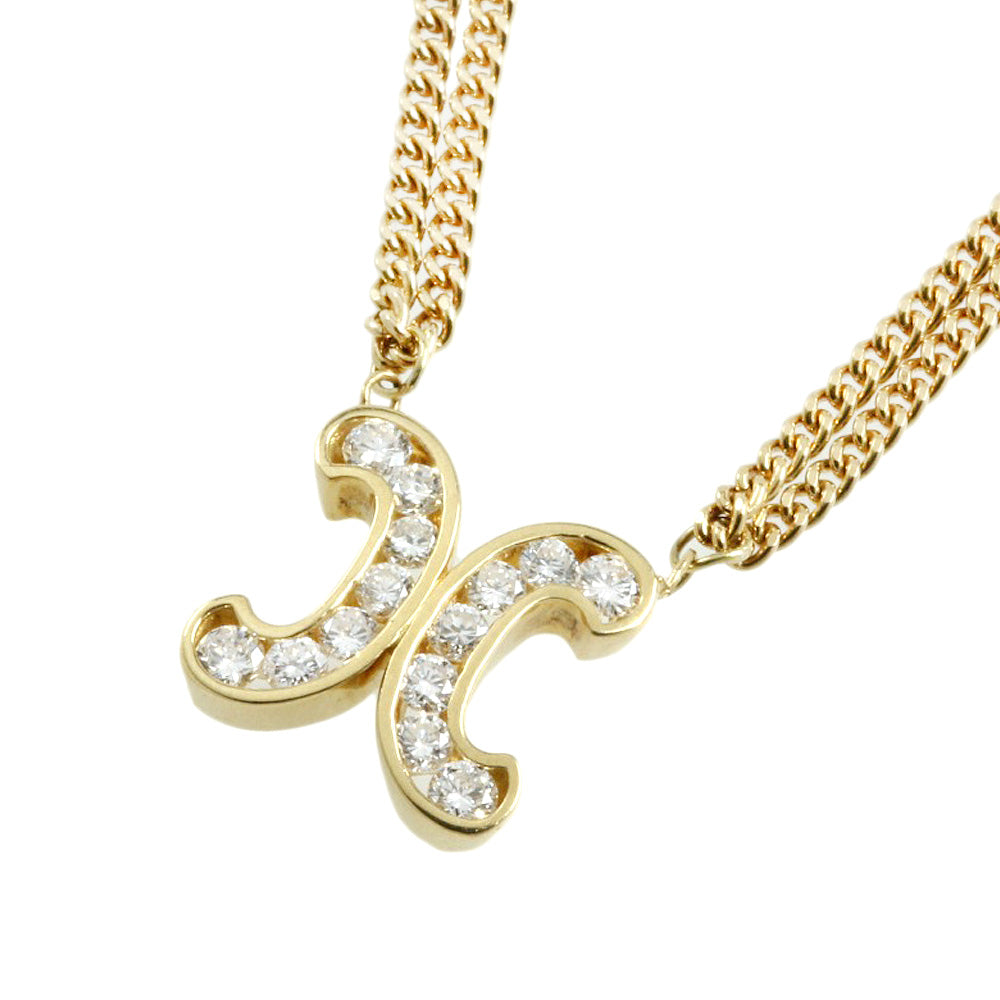 K18YG Diamond Necklace 0.55ct 38cm