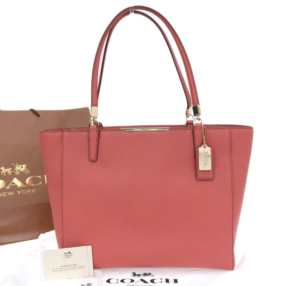 Coach Madison Saffiano Leather Tote Bag 29002