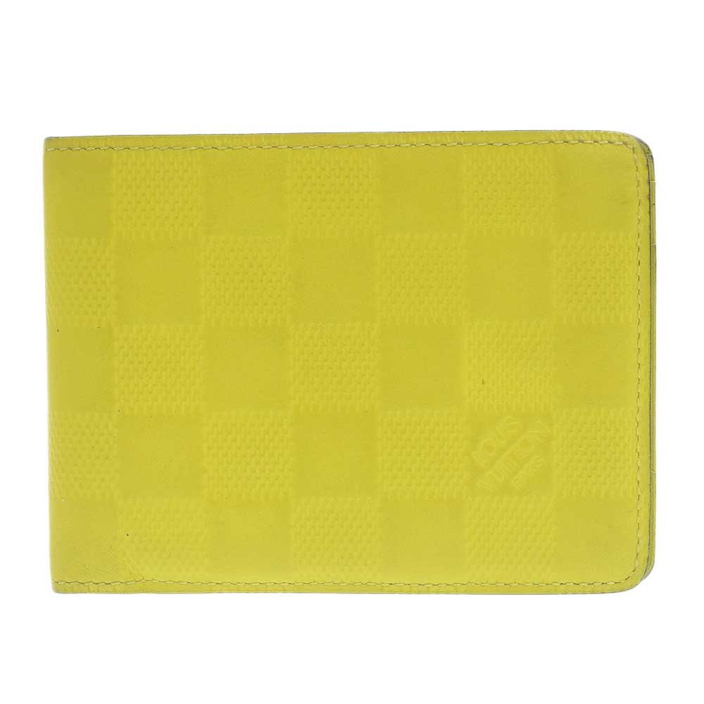 Louis Vuitton Damier Infini Bifold Wallet N62232 in Very Good Condition