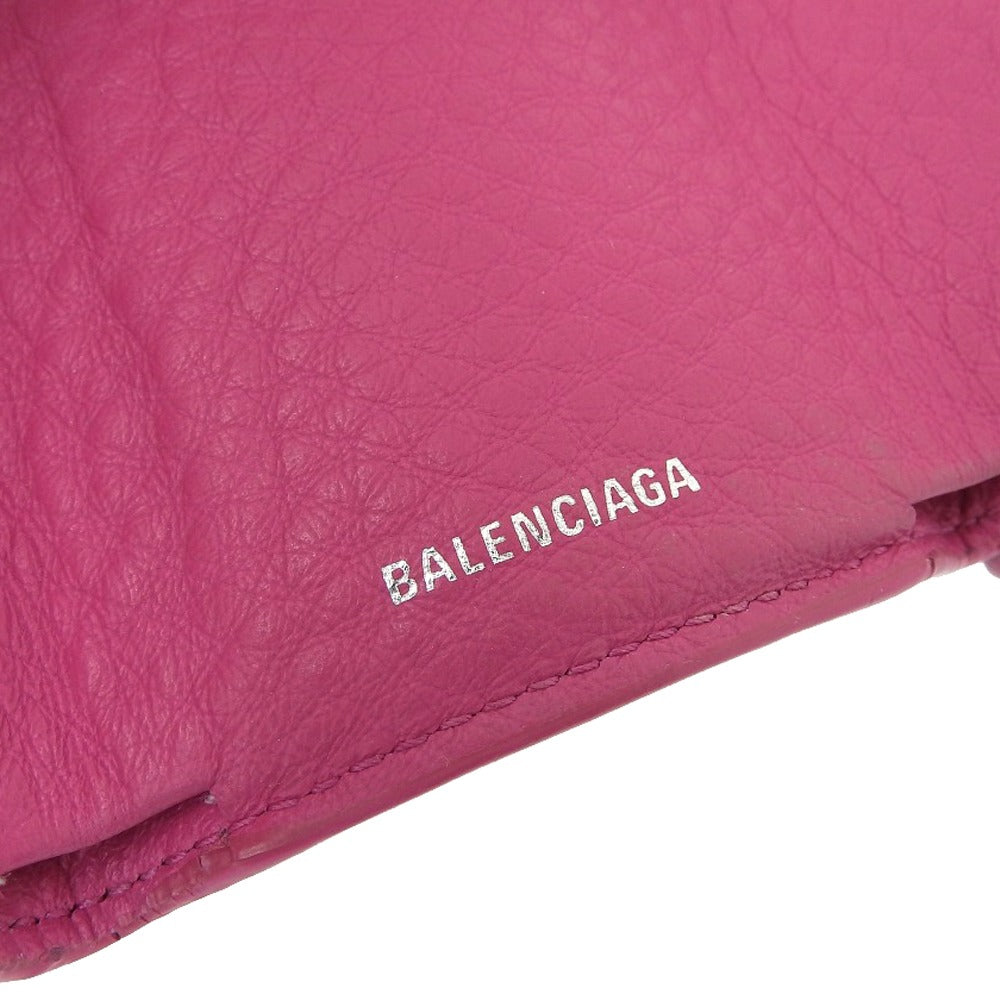 Balenciaga Leather Paper Mini Wallet 391446 in Very Good Condition