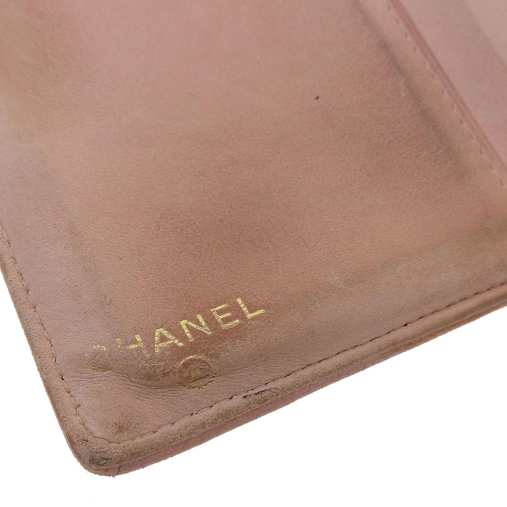 Chanel Caviar Skin Folding Wallet with Coin Purse A13497 in Good Condition