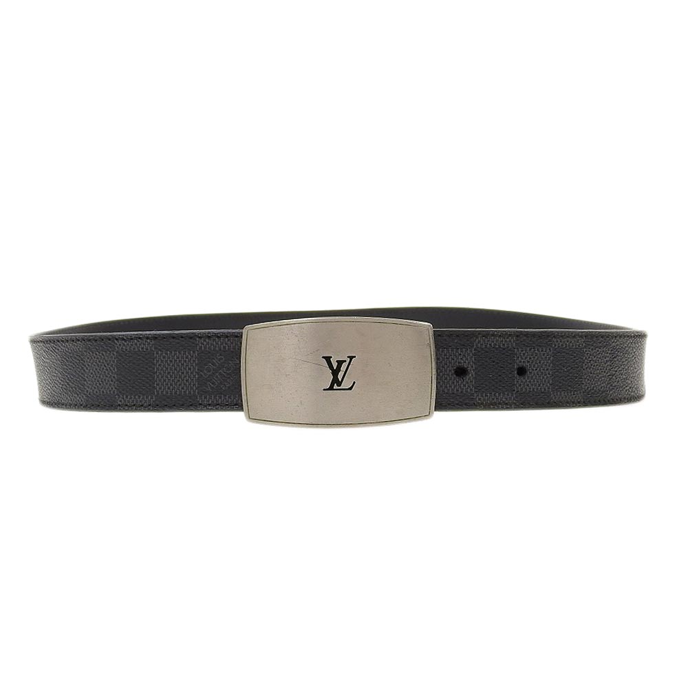 Louis Vuitton Damier Graphite Belt M9638V in Very Good Condition