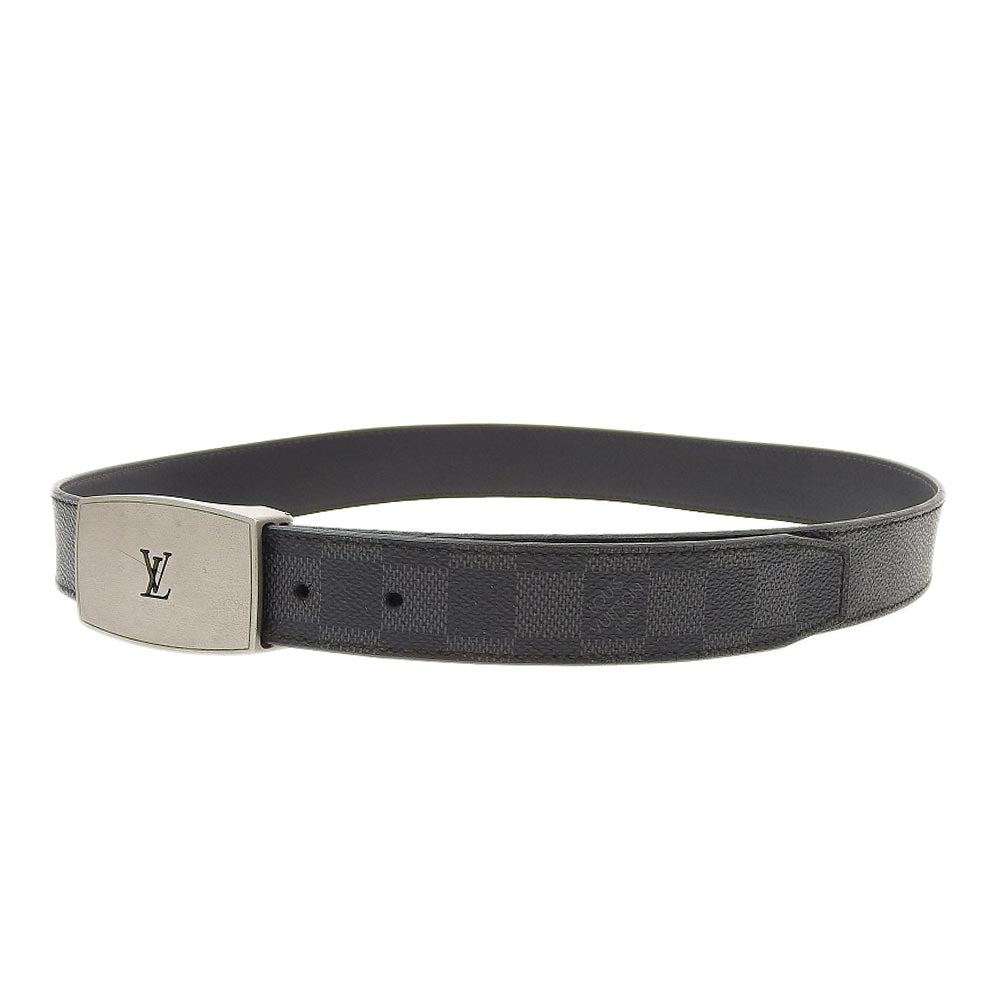 Louis Vuitton Damier Graphite 85/34 Belt M9638V in Very Good Condition